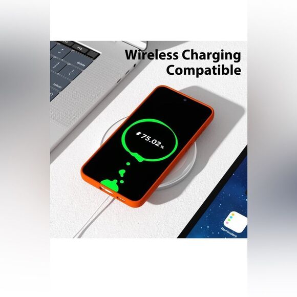 Oak Samsung Galaxy S23 Plus case, neon orange color - Picture 7 of 11